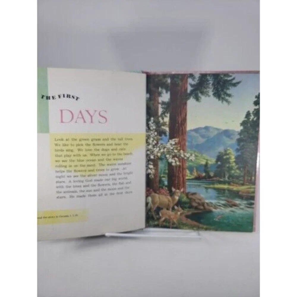 Bible Firsts by Charles Paddock Vintage 1963 Collectible Hardcover Nice Children